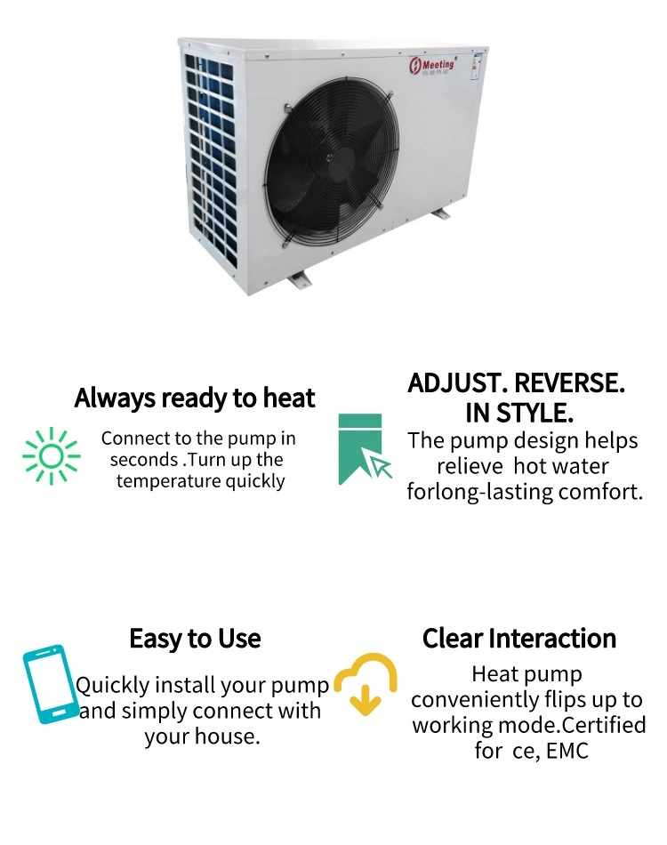 Meeting MD30d 220V 12kw Air Source Heat Pump for Home Use