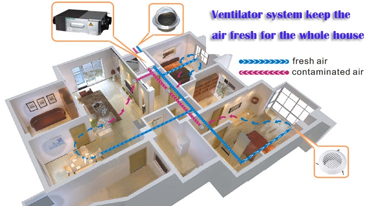 Holtop HVAC Equipment Air to Air Ventilation Energy Recovery Ventilator