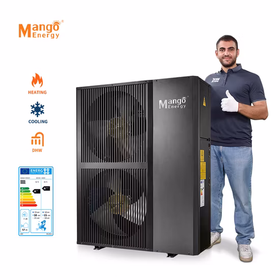 Hybrid Solar DC Inverter Heat Pump Water Heater for Room Heating, Hot Water Use